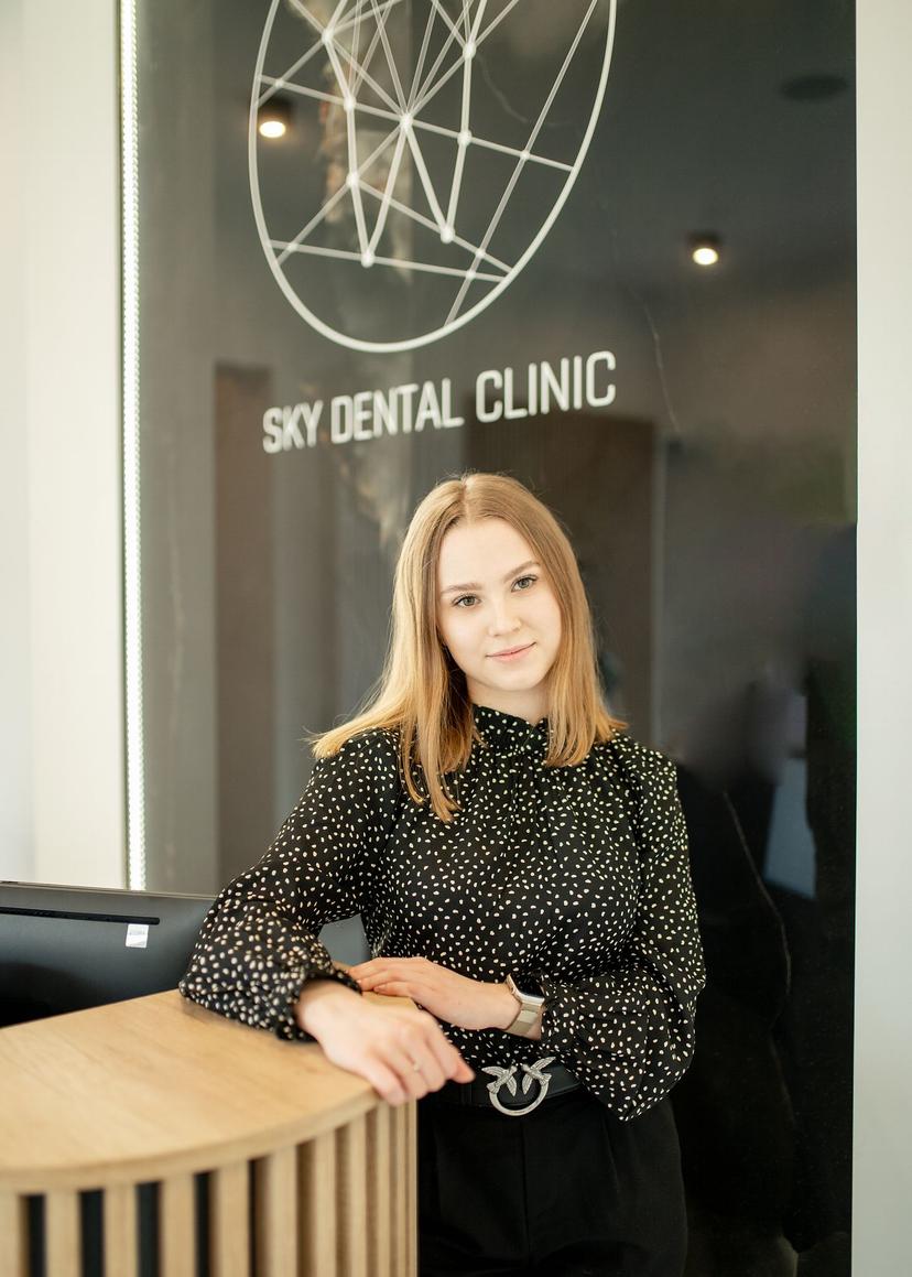 Medical Receptionist Aleksandra Drewniak - Sky Dentel Clinic employee